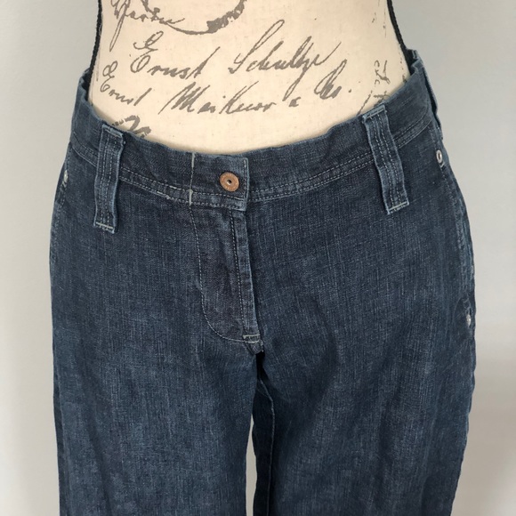 J. Lindeberg flare jeans with snap pockets Size:30 Vintage look Rare - Picture 8 of 13